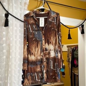 12th Tribe Long Sleeve Bodycon Dress